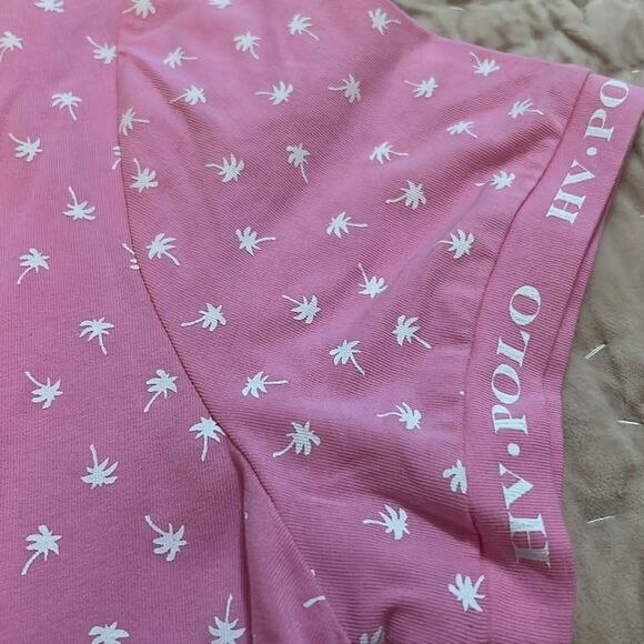 HV. POLO RIVERSIDE Short Sleeve T-Shirt, Riding, Pink,Horse Riding, Equestrian L - Picture 4 of 7